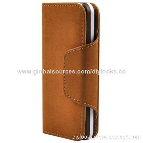 2-in-1 Detachable Frosted Texture Leather Case with Credit Card Slot & Holder for iPhone 5 & 5S